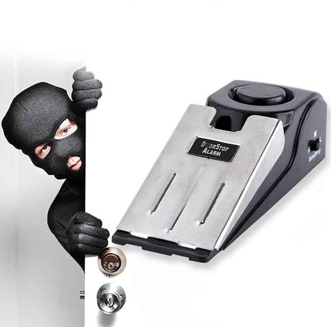 Alarme de Porte Portable 100dB – Sécurité Anti-Intrusion Sans Installation
