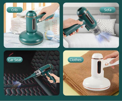 3-en-1 Aspirateur Anti-Acariens Sans Fil – Nettoyage Profond & UV Désinfectant