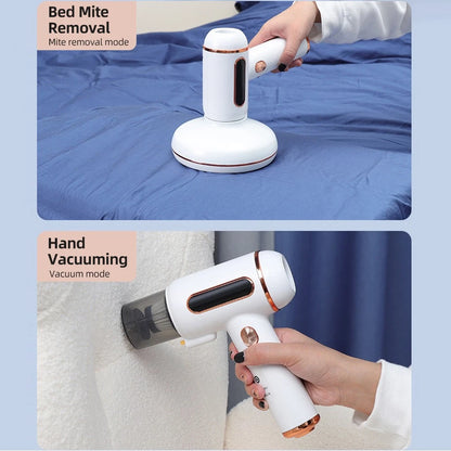 3-en-1 Aspirateur Anti-Acariens Sans Fil – Nettoyage Profond & UV Désinfectant